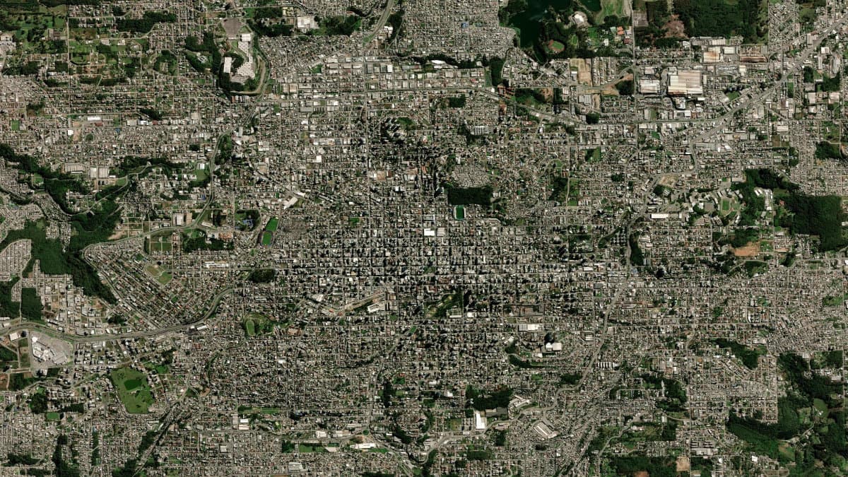 Colinas e campos no Sul do país
